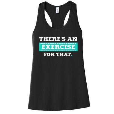 Physical Therapy PT Gift for Exercise Therapist Women's Racerback Tank