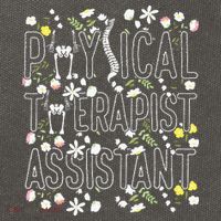 Physical Therapy Physical Therapist Assistant Cotton Canvas Backpack