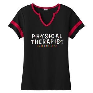 Physical Therapy Physical Therapist PT Physiotherapy Ladies Halftime Notch Neck Tee