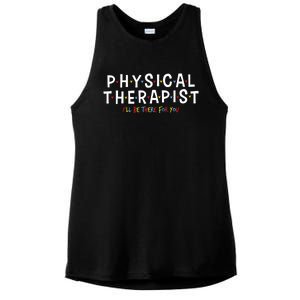 Physical Therapy Physical Therapist PT Physiotherapy Ladies PosiCharge Tri-Blend Wicking Tank