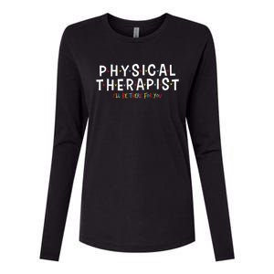 Physical Therapy Physical Therapist PT Physiotherapy Womens Cotton Relaxed Long Sleeve T-Shirt