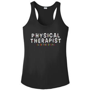 Physical Therapy Physical Therapist PT Physiotherapy Ladies PosiCharge Competitor Racerback Tank