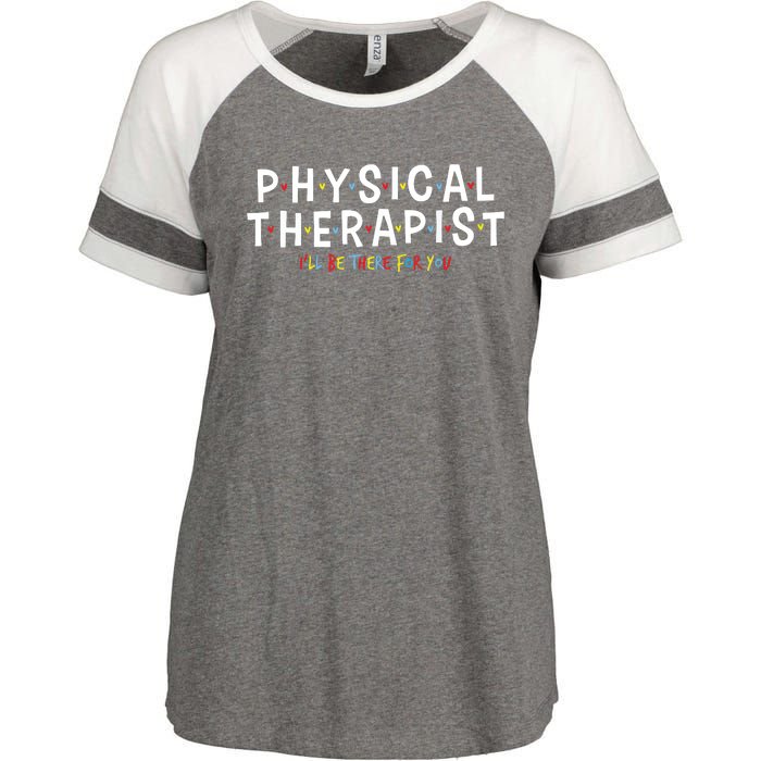 Physical Therapy Physical Therapist PT Physiotherapy Enza Ladies Jersey Colorblock Tee