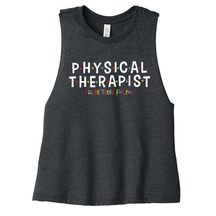 Physical Therapy Physical Therapist PT Physiotherapy Women's Racerback Cropped Tank