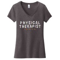 Physical Therapy Physical Therapist PT Physiotherapy Women's V-Neck T-Shirt