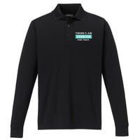 Physical Therapy PT Gift For Exercise Therapist Performance Long Sleeve Polo