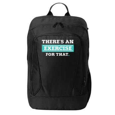 Physical Therapy PT Gift For Exercise Therapist City Backpack