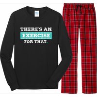 Physical Therapy PT Gift For Exercise Therapist Long Sleeve Pajama Set