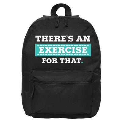 Physical Therapy PT Gift For Exercise Therapist 16 in Basic Backpack