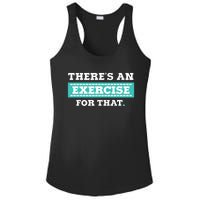 Physical Therapy PT Gift For Exercise Therapist Ladies PosiCharge Competitor Racerback Tank