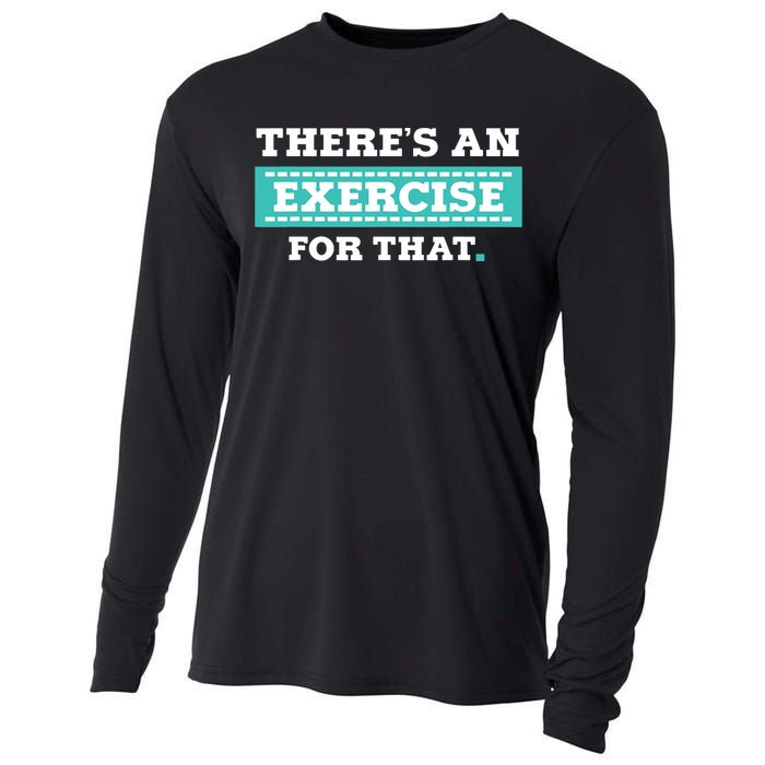 Physical Therapy PT Gift For Exercise Therapist Cooling Performance Long Sleeve Crew