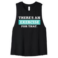 Physical Therapy PT Gift For Exercise Therapist Women's Racerback Cropped Tank