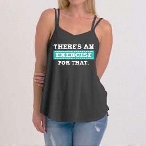 Physical Therapy PT Gift For Exercise Therapist Women's Strappy Tank