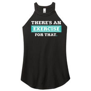 Physical Therapy PT Gift For Exercise Therapist Women's Perfect Tri Rocker Tank