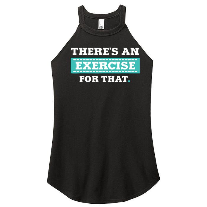 Physical Therapy PT Gift For Exercise Therapist Women's Perfect Tri Rocker Tank