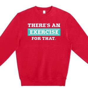 Physical Therapy PT Gift For Exercise Therapist Premium Crewneck Sweatshirt