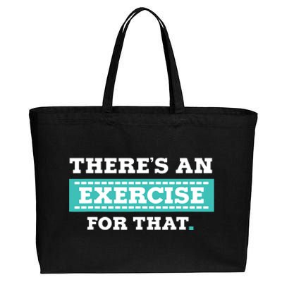 Physical Therapy PT Gift For Exercise Therapist Cotton Canvas Jumbo Tote