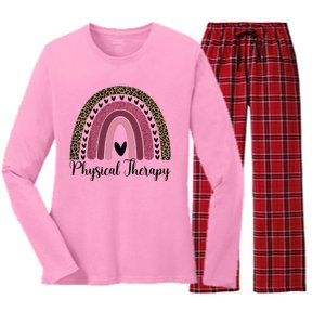 Physical Therapy PT Physical Therapist PT Student Women's Long Sleeve Flannel Pajama Set 