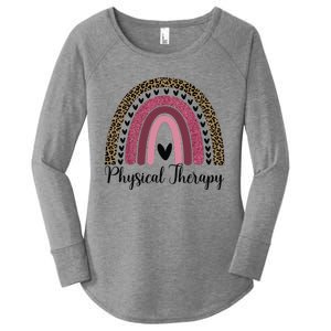 Physical Therapy PT Physical Therapist PT Student Women's Perfect Tri Tunic Long Sleeve Shirt