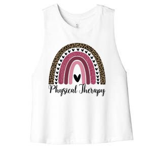 Physical Therapy PT Physical Therapist PT Student Women's Racerback Cropped Tank