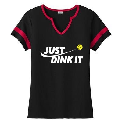 Pickleball Tshirts Pickleball Shirt Just Dink It Ladies Halftime Notch Neck Tee