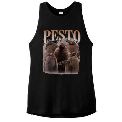 Pesto The Penguin More To Love Absolute Unit Viral Meme Ladies PosiCharge Tri-Blend Wicking Tank