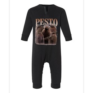 Pesto The Penguin More To Love Absolute Unit Viral Meme Infant Fleece One Piece