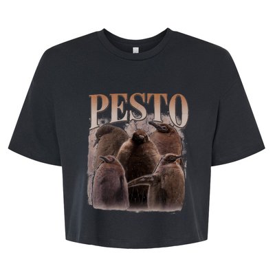 Pesto The Penguin More To Love Absolute Unit Viral Meme Bella+Canvas Jersey Crop Tee