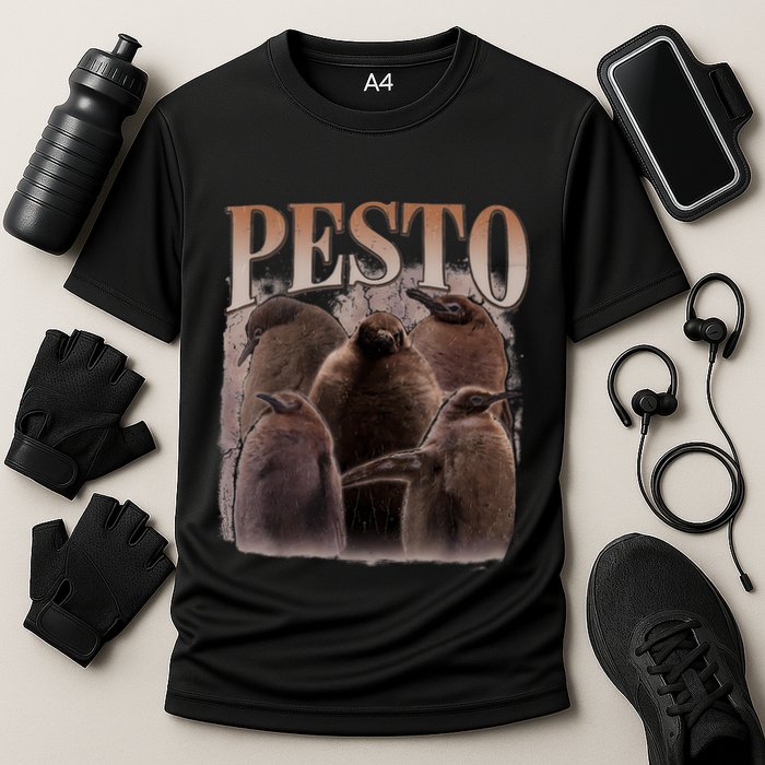 Pesto The Penguin More To Love Absolute Unit Viral Meme Cooling Performance Crew T-Shirt