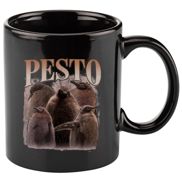 Pesto The Penguin More To Love Absolute Unit Viral Meme 11oz C Handle Ceramic Mug
