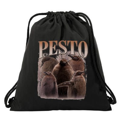 Pesto The Penguin More To Love Absolute Unit Viral Meme Drawstring Bag