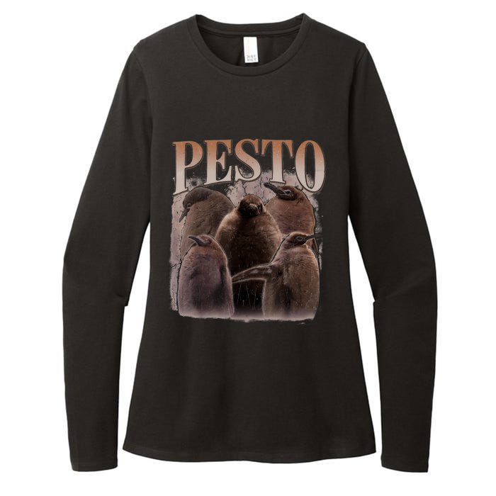 Pesto The Penguin More To Love Absolute Unit Viral Meme Womens CVC Long Sleeve Shirt