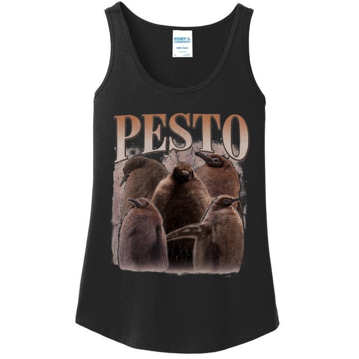 Pesto The Penguin More To Love Absolute Unit Viral Meme Ladies Essential Tank