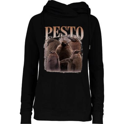 Pesto The Penguin More To Love Absolute Unit Viral Meme Womens Funnel Neck Pullover Hood