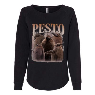 Pesto The Penguin More To Love Absolute Unit Viral Meme Womens California Wash Sweatshirt