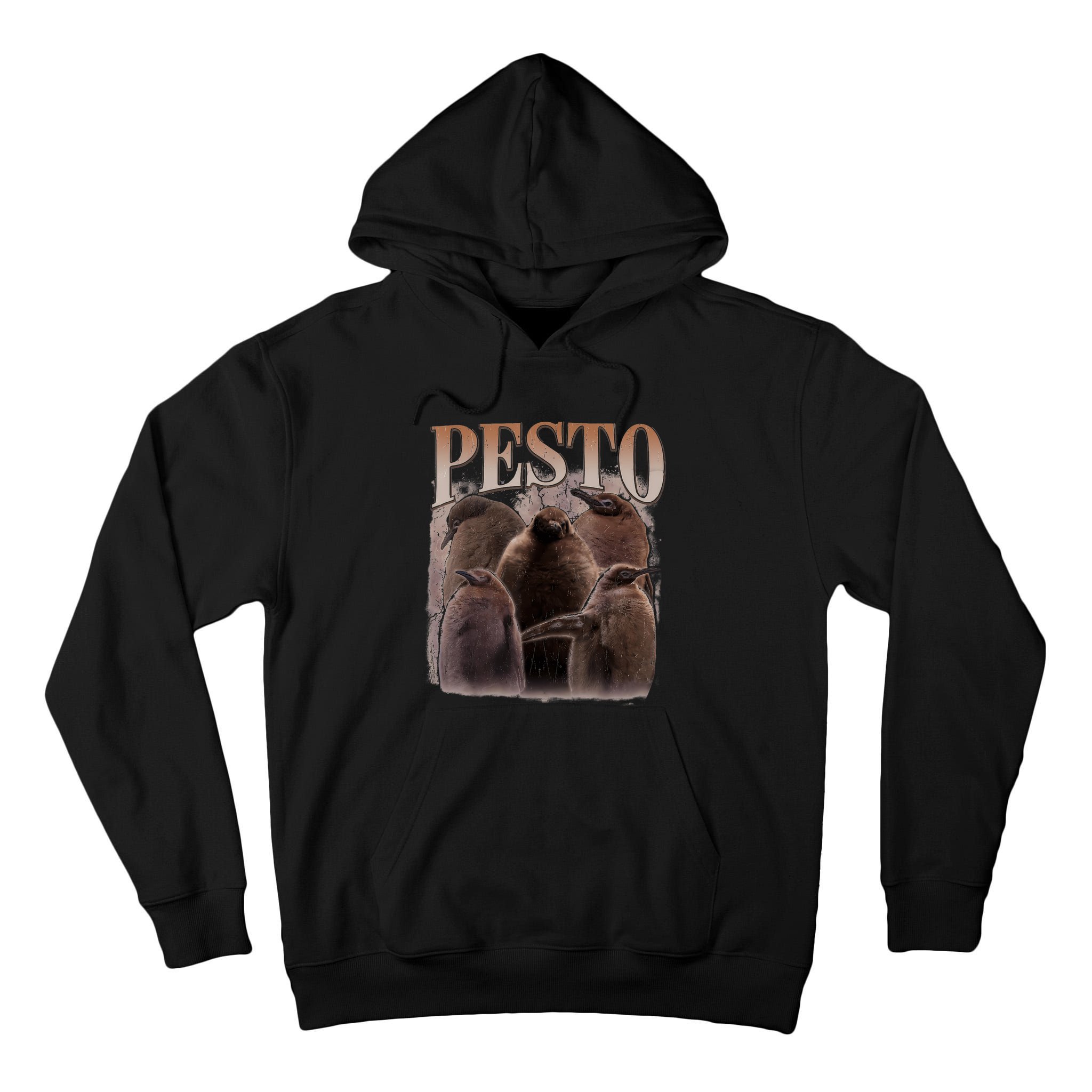 Pesto The Penguin More To Love Absolute Unit Viral Meme Tall Hoodie