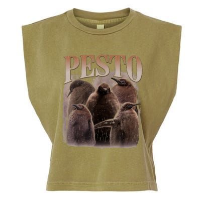 Pesto The Penguin More To Love Absolute Unit Viral Meme Garment-Dyed Women's Muscle Tee