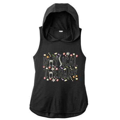 Physical Therapy Ladies PosiCharge Tri-Blend Wicking Draft Hoodie Tank