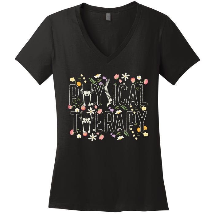 Physical Therapy Women's V-Neck T-Shirt