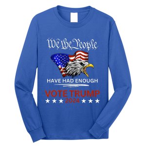 Pro Trump Patriotic Gangster Anti Liberal Republican Gift Black Cott Long Sleeve Shirt