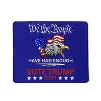 Pro Trump Patriotic Gangster Anti Liberal Republican Gift Black Cott Mousepad