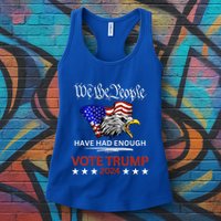Pro Trump Patriotic Gangster Anti Liberal Republican Gift Black Cott Womens Tank Top