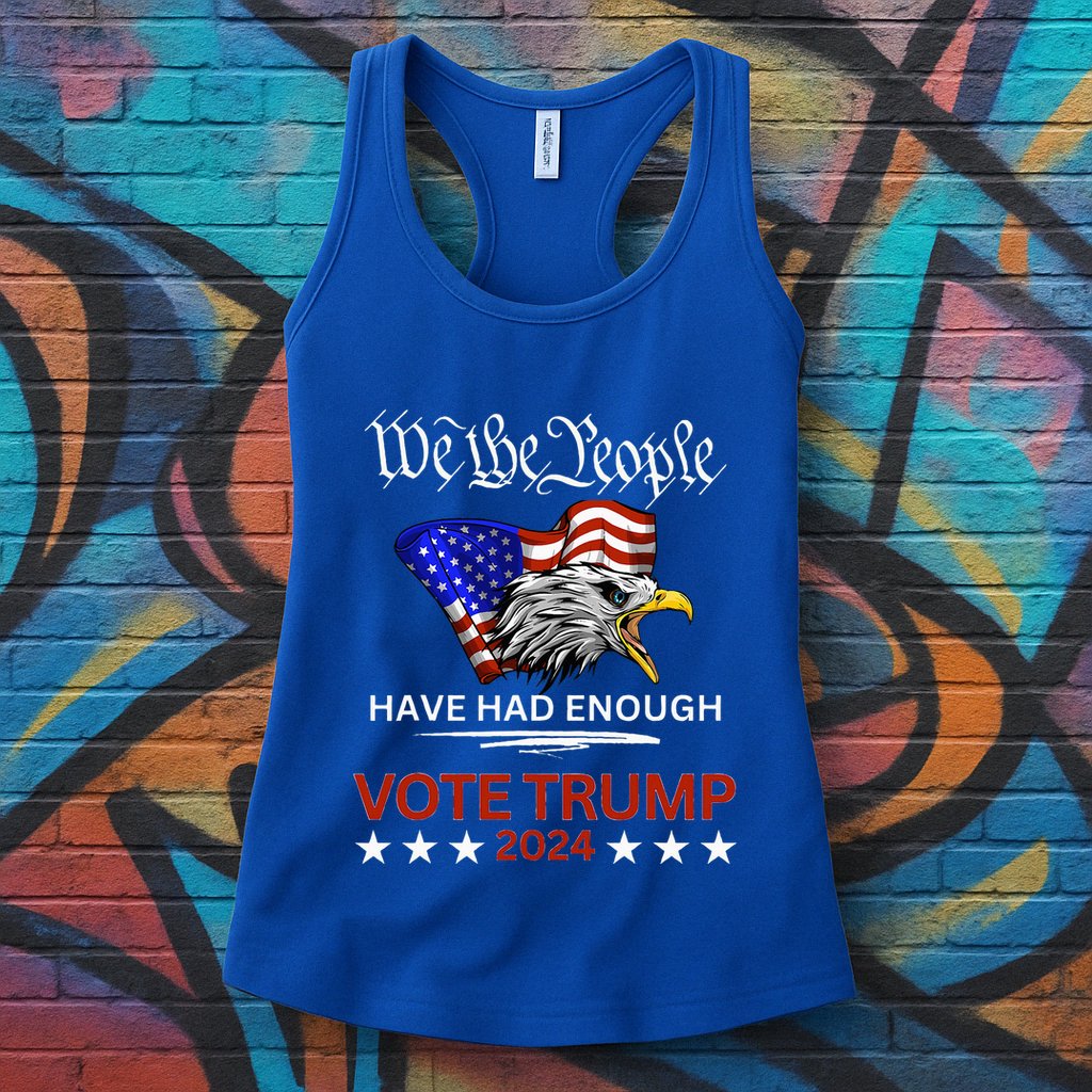 Pro Trump Patriotic Gangster Anti Liberal Republican Gift Black Cott Womens Tank Top