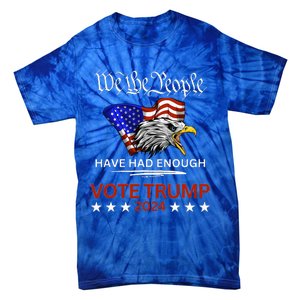 Pro Trump Patriotic Gangster Anti Liberal Republican Gift Black Cott Tie-Dye T-Shirt