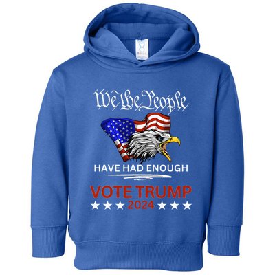 Pro Trump Patriotic Gangster Anti Liberal Republican Gift Black Cott Toddler Hoodie