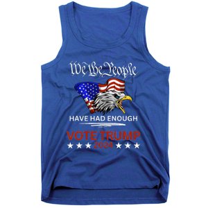 Pro Trump Patriotic Gangster Anti Liberal Republican Gift Black Cott Tank Top