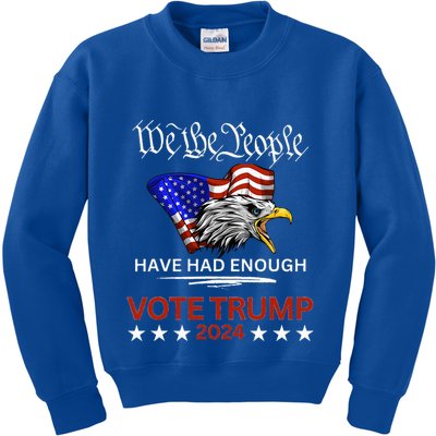 Pro Trump Patriotic Gangster Anti Liberal Republican Gift Black Cott Kids Sweatshirt