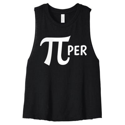 Pi-per - The Piper Name Premium Women's Racerback Cropped Tank