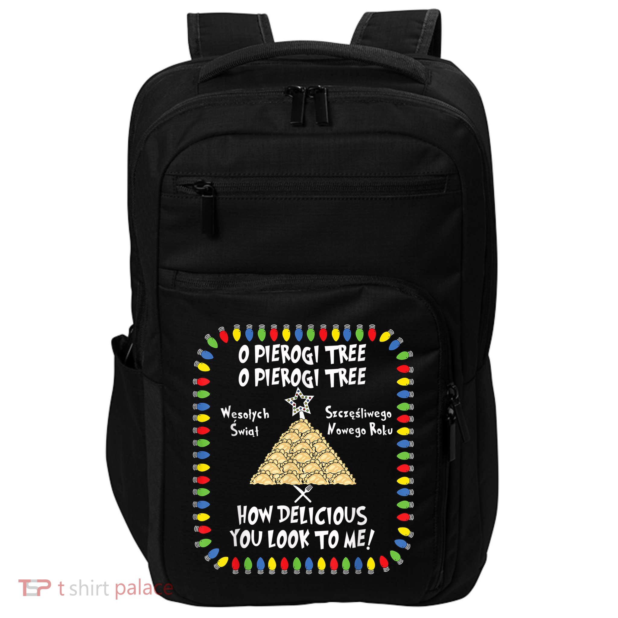 Pierogi Tree Polish Christmas Impact Tech Backpack