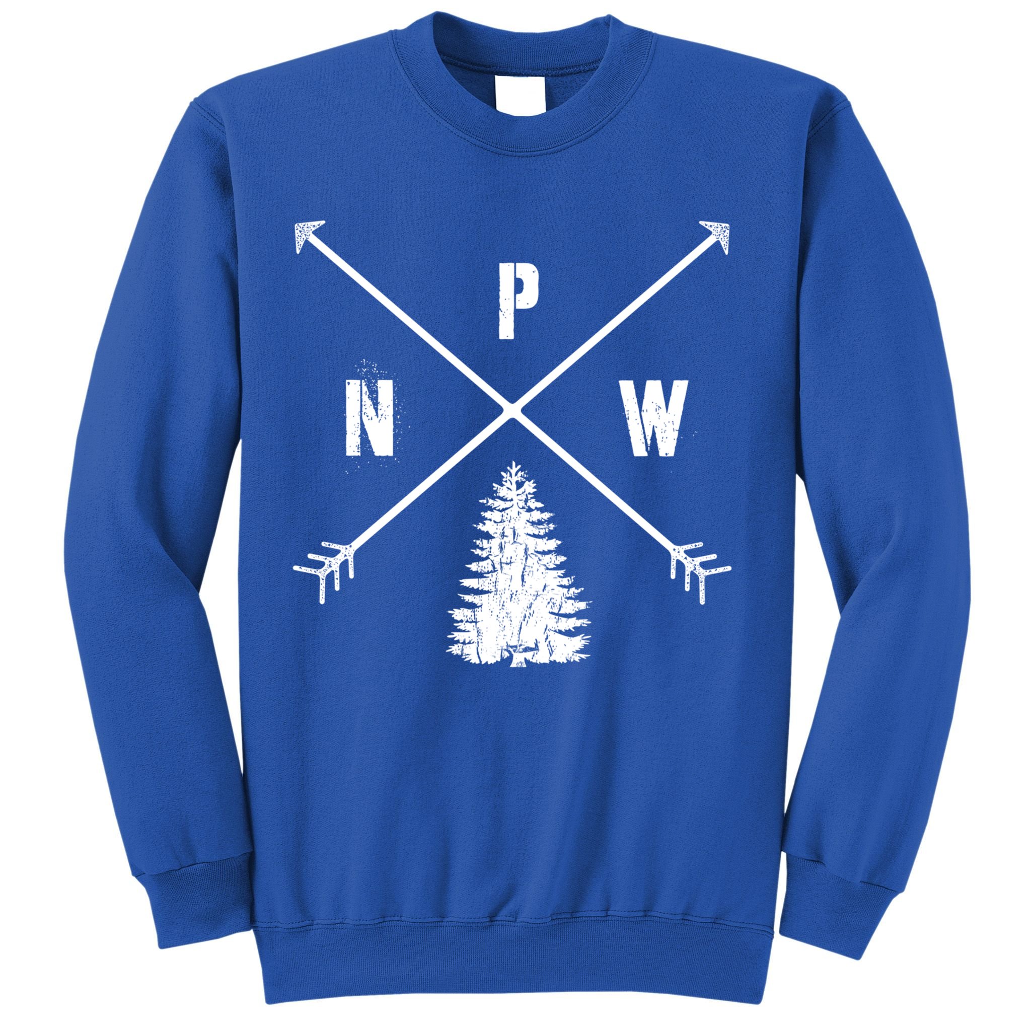 Pine Tree Pacific Northwest Pnw Arrows Fun Gift Sweatshirt